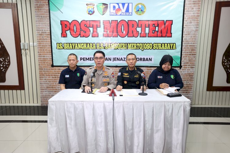 Tim DVI Polda Jatim Berhasil Identifikasi 17 Jenazah Santri Ponpes Al Khoziny Sidoarjo